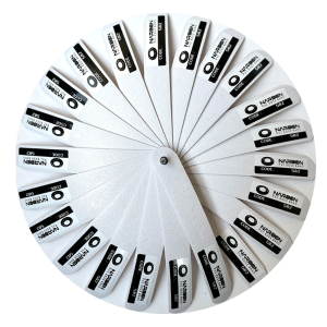 نوارلبه pvc سفید اکلیل مات حصیری( کد 582)